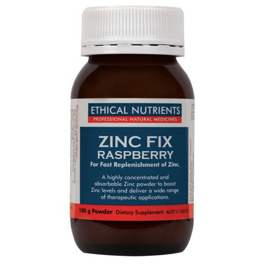 Ethical Nutrients Zinc Fix Powder Raspberry 100g