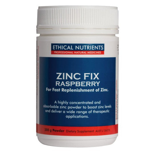 Ethical Nutrients Zinc Fix Powder - Raspberry 200g
