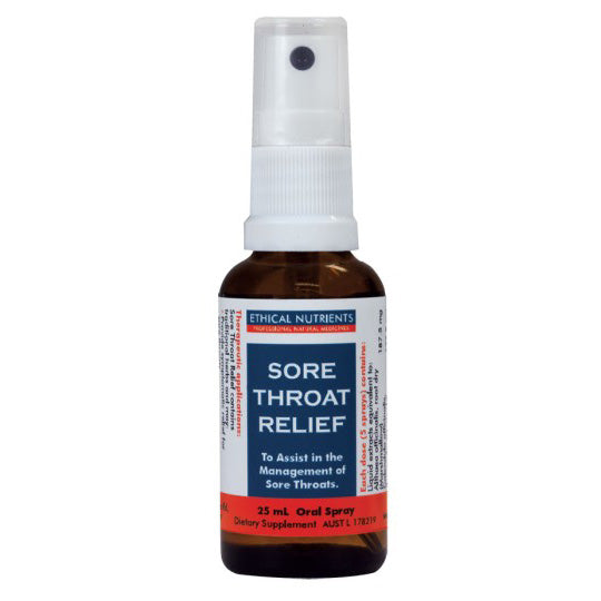 Ethical Nutrients Sore Throat Relief Spray 25ml