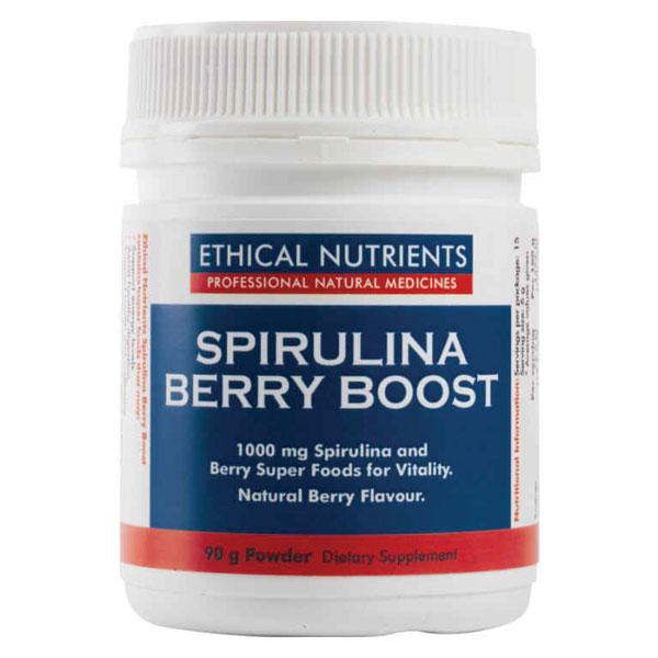 Ethical Nutrients Spirulina Berry Boost Powder 90g