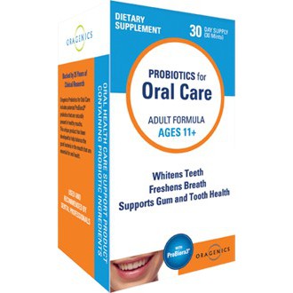 Oragenics Probiotics for Oral Care Adult Formula Ages 11+ 30 Day Supply