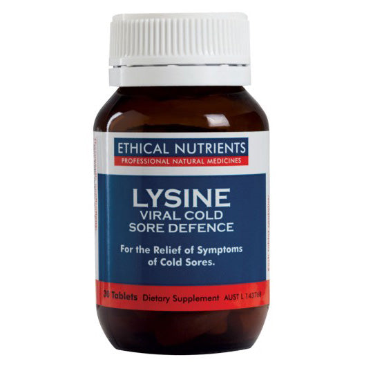 Ethical Nutrients Lysine Viral Cold Sore Defence 30 Tablets
