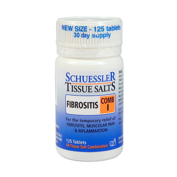 Schuessler Tissue Salt COMB I Fibrositis Tablets 125