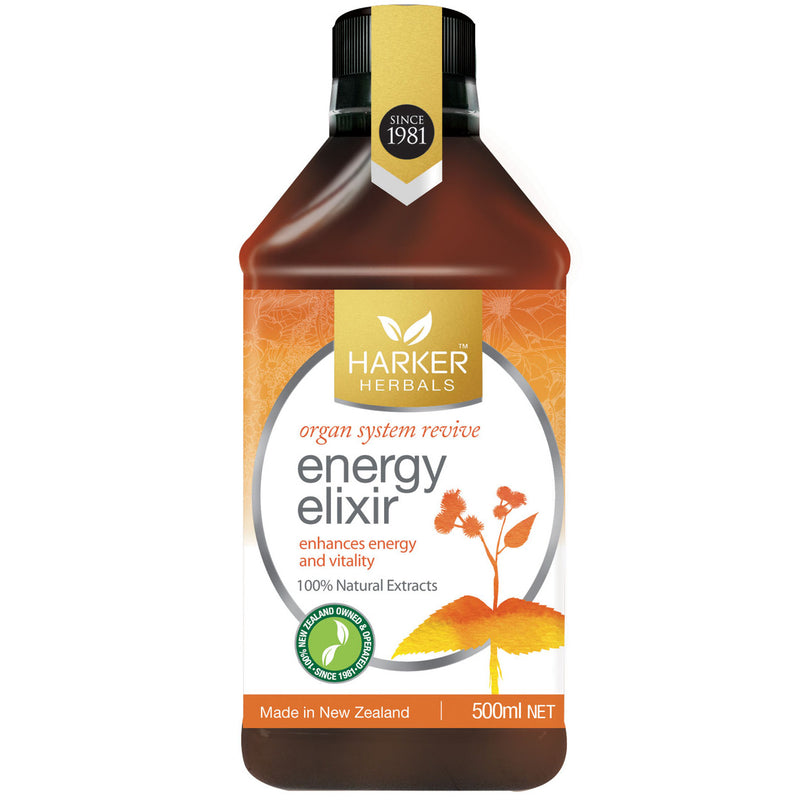 Malcolm Harker Energy Elixir 500ml (previously Organ System Revive)