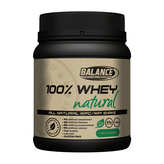 Balance Whey Natural WPC/WPI Powder Unflavoured 750g