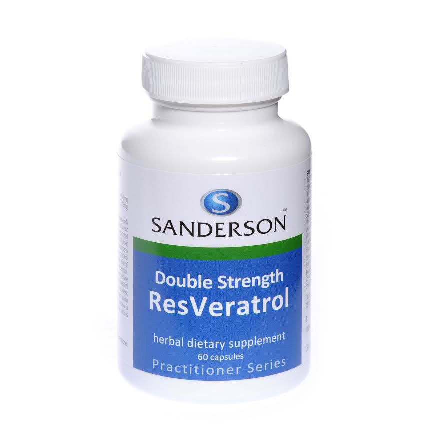 Sanderson Double Strength Resveratrol 450mg Capsules 60