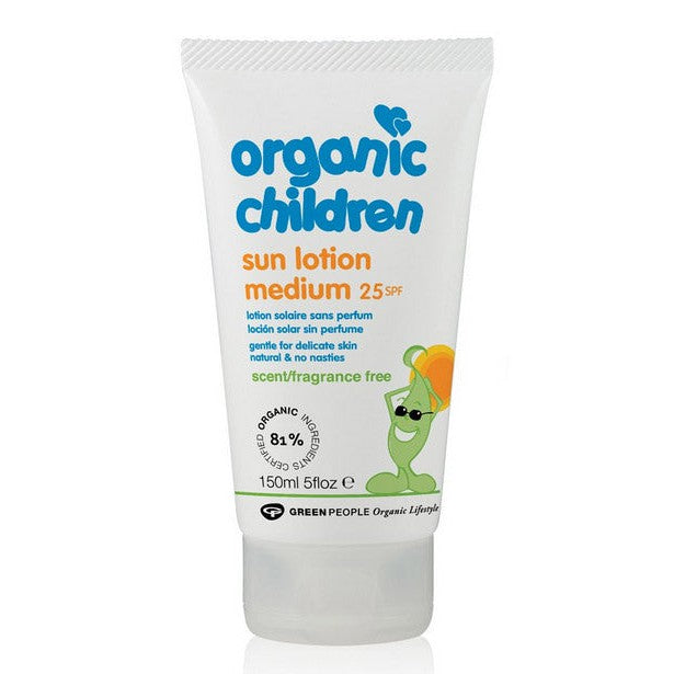 Green People Children's Sun Lotion SPF25 'No Scent' 150ml