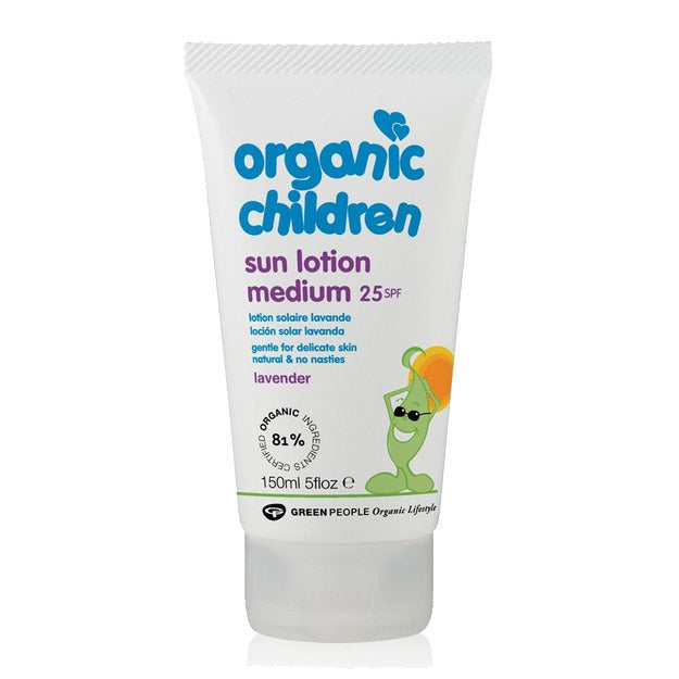 Green People Children's Sun Lotion SPF25 LAVENDER 150ml