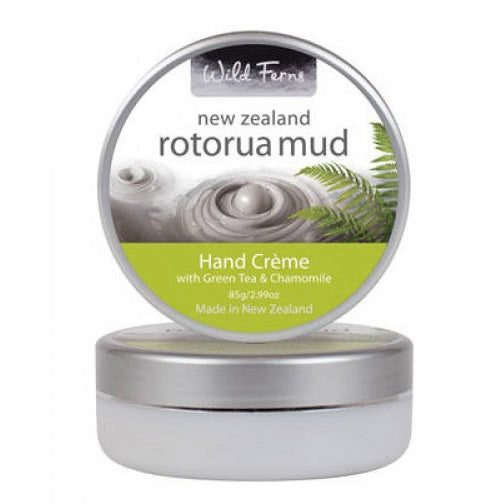 Wild Ferns Rotorua Mud Hand Creme with Green Tea & Chamomile 85g