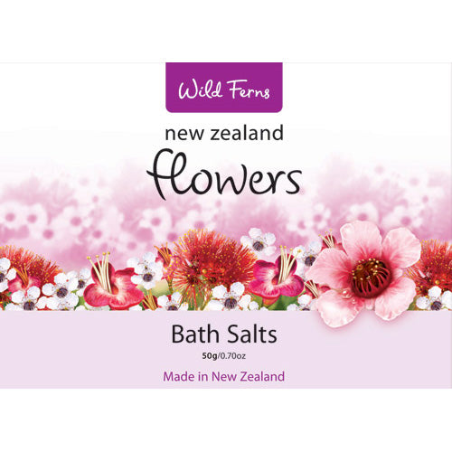 Wild Ferns Flowers Bath Salts Sachet 50g