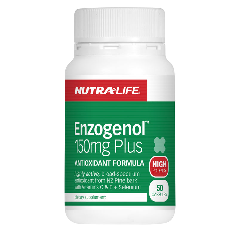 Nutralife Enzogenol High Potency 150mg ACE + Selenium Capsules 50