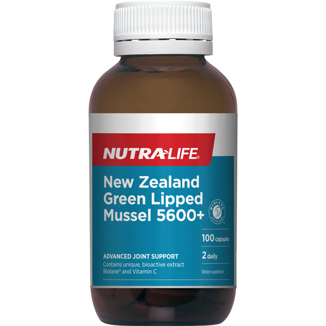 Nutralife Green Lipped Mussel 5600+ Capsules 100