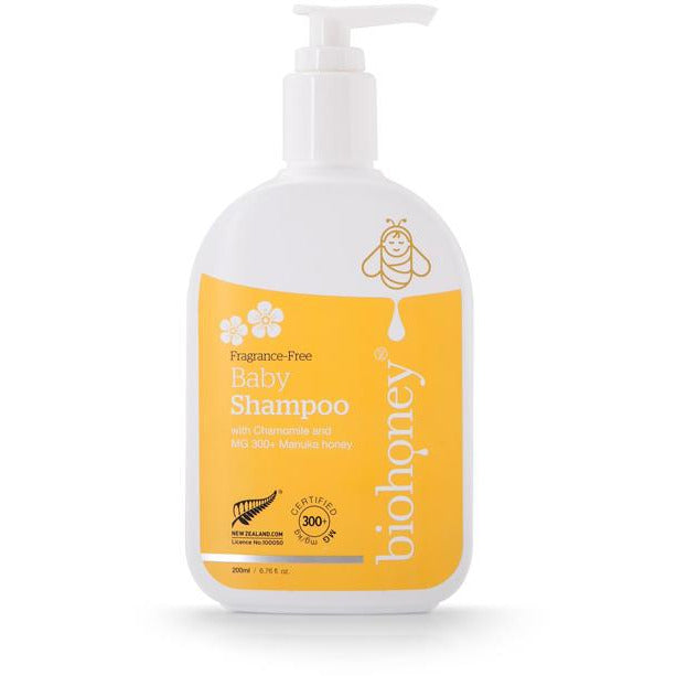 Biohoney Fragrance Free Baby Shampoo 200ml