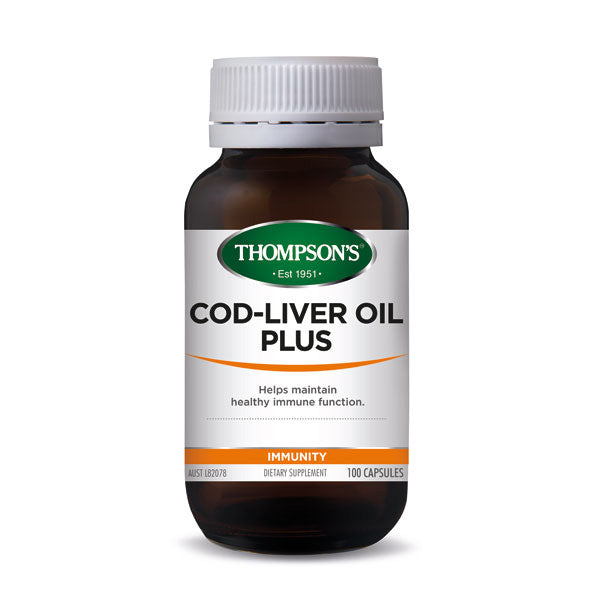 Thompson Cod Liver Oil  Capsules 100