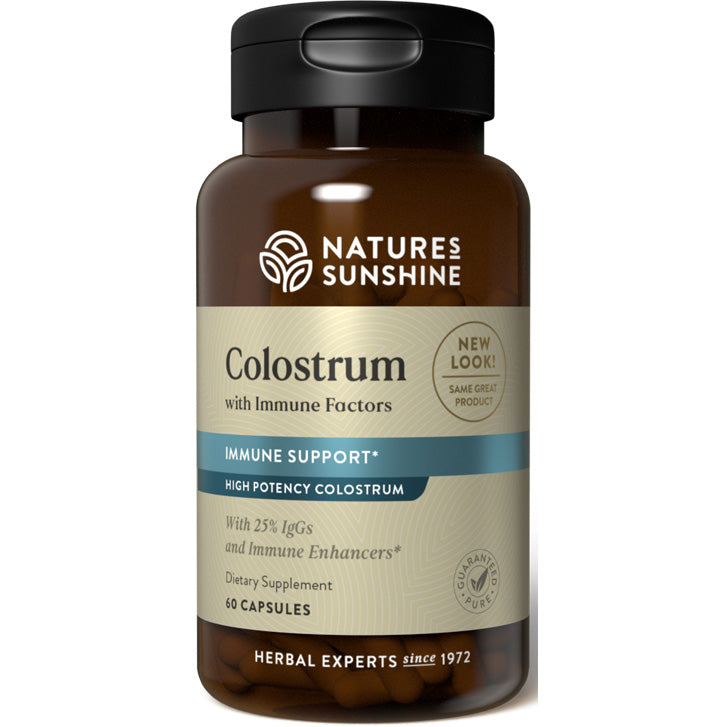 Natures Sunshine Colostrum w/Immune Factors Capsules 60