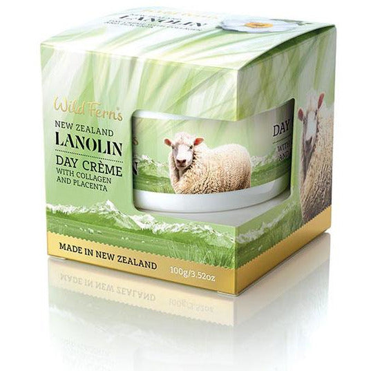 Wild Ferns Lanolin Day Creme - 100g (New)
