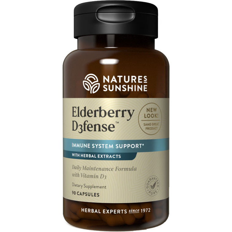 Natures Sunshine Elderberry Defense Capsules 90