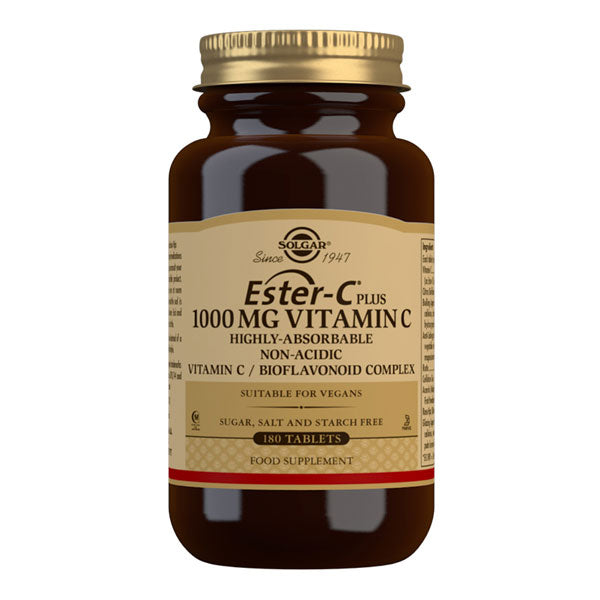 Solgar Ester-C Plus 1000 mg Vitamin C Tablets 180