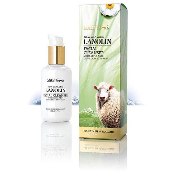 Wild Ferns Lanolin Facial Cleanser - 140ml (New)