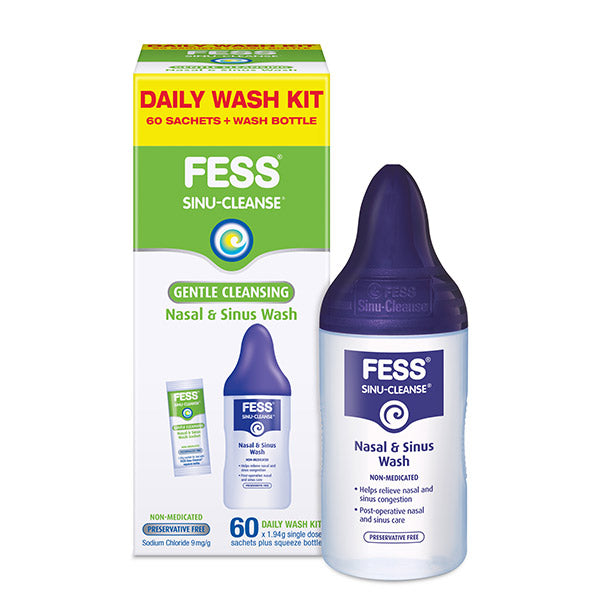 Fess Sinu-Cleanse Gentle Cleansing Daily Wash Kit