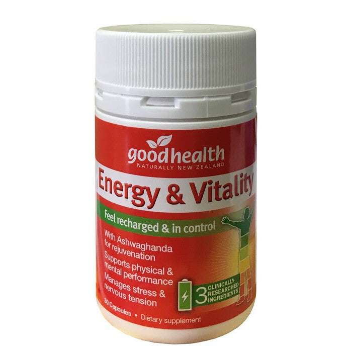 GoodHealth Energy & Vitality Capsules 30 (was Stress and Vitality Support)
