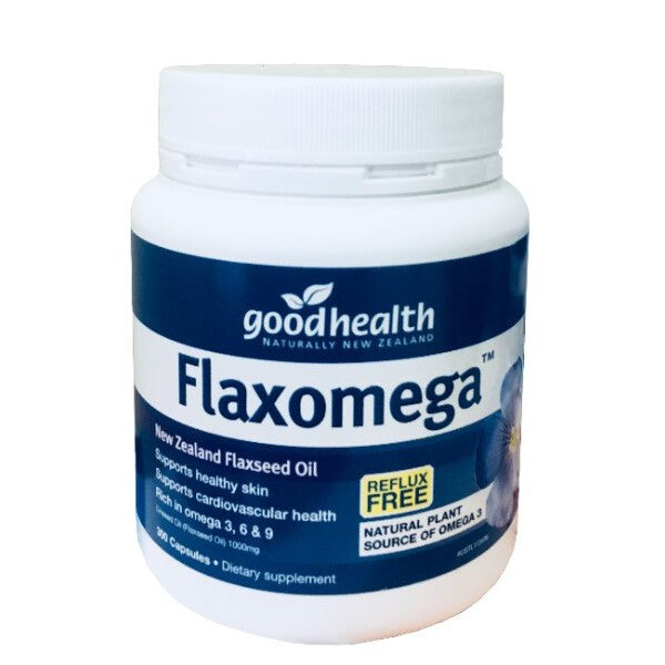 Goodhealth Flaxomega Oil 1000mg Capsules 300  ( Omega 3,9,6)