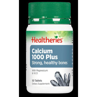 Healtheries Calcium 1000 Plus Tablets, 50 tablets