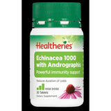 Healtheries Echinacea 1000 with Andrographis Tablets, 30 tablets