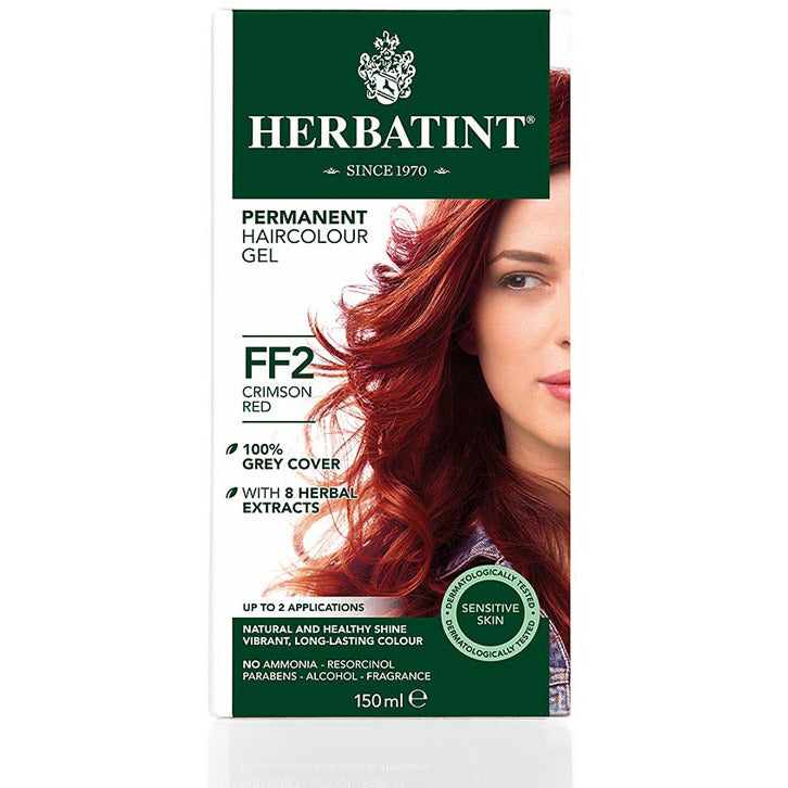 Herbatint Permanent Herbal Haircolour Gel - Crimson Red FF2