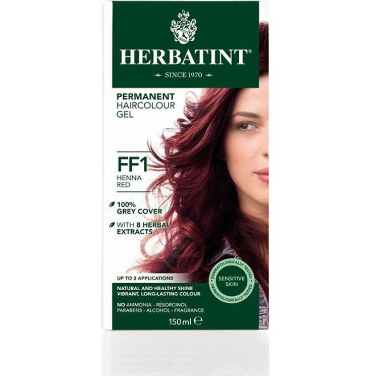 Herbatint Permanent Herbal Haircolour Gel - Henna Red FF 1