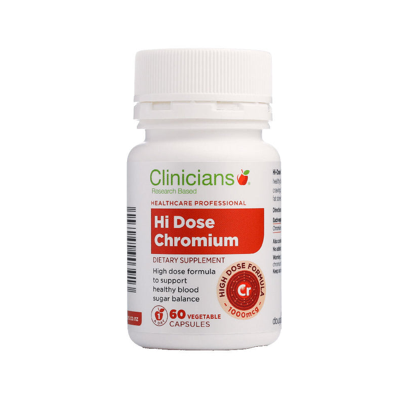 Clinicians Hi-Dose Chromium Capsules 1000mcg 60