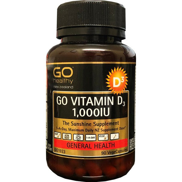 Go Vitamin D3 1000iu Vegecaps 90