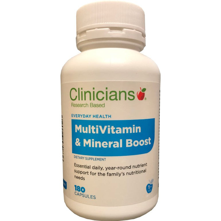 Clinicians MultiVitamin & Mineral Boost Capsules 180