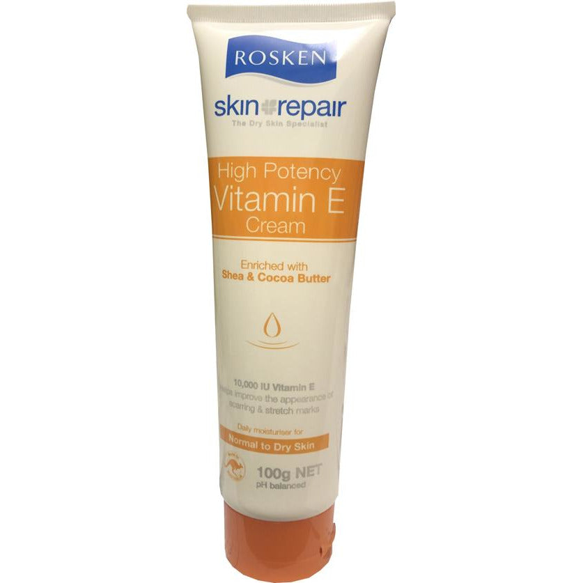 Rosken Skin Repair High Potency Vitamin E Cream 100g