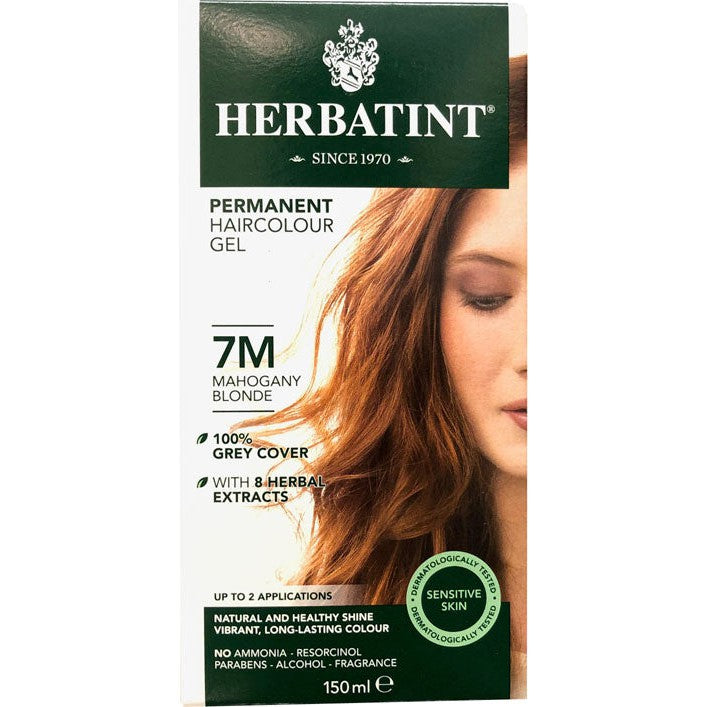 Herbatint Permanent Herbal Haircolour Gel - Mahogany Blonde 7M