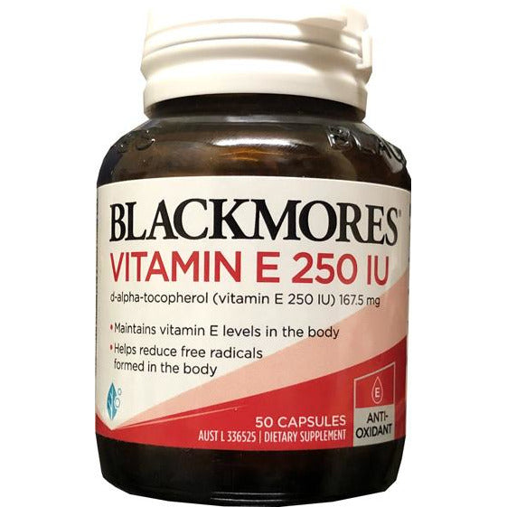 Blackmores Vitamin E 250 IU 50 Capsules