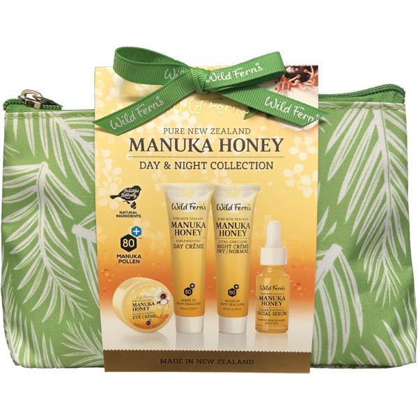 Wild Ferns Manuka Honey Skincare Collection Day & Night