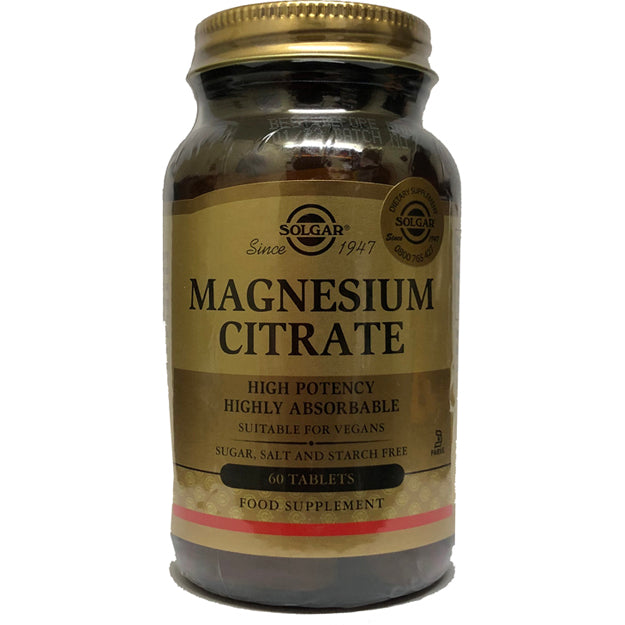 Solgar Magnesium Citrate Tablets 60
