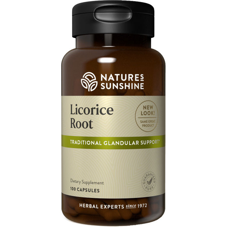 Natures Sunshine Licorice Root Capsules (100)