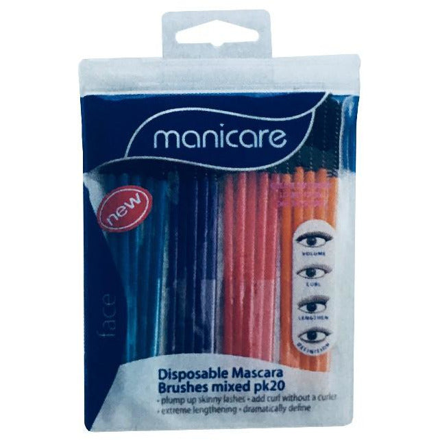 Manicare Mixed Mascara Wands, 20pk