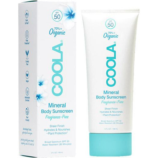 Coola Fragrance Free Mineral Body Sunscreen SPF50 148ml