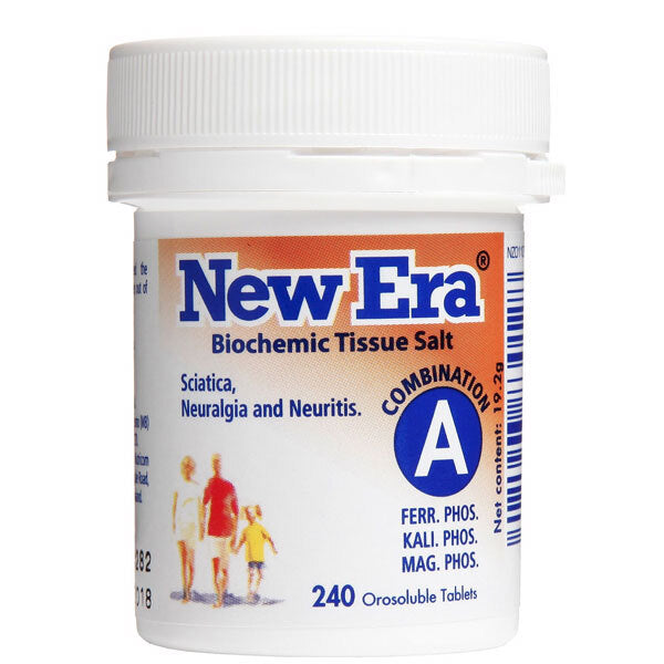 New Era Combination A Cell Salts. 240 Tablets