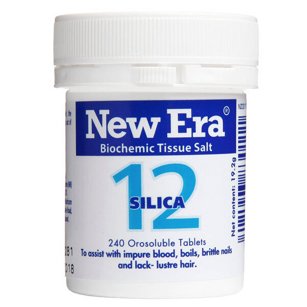 New Era Silica Cell Salts. (12). 240 Tablets