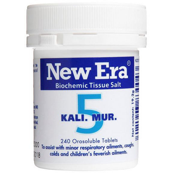 New Era Kali Mur Cell Salts (5). 240 Tablets