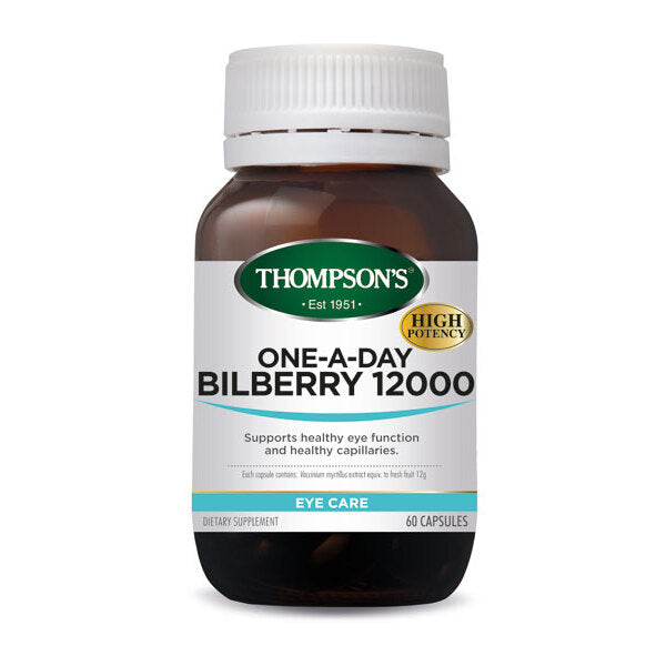 Thompsons Bilberry 12000 Capsules 60