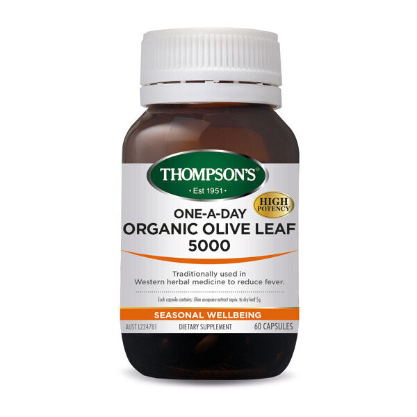 Thompsons One A Day Olive Leaf 5000 Capsules 60