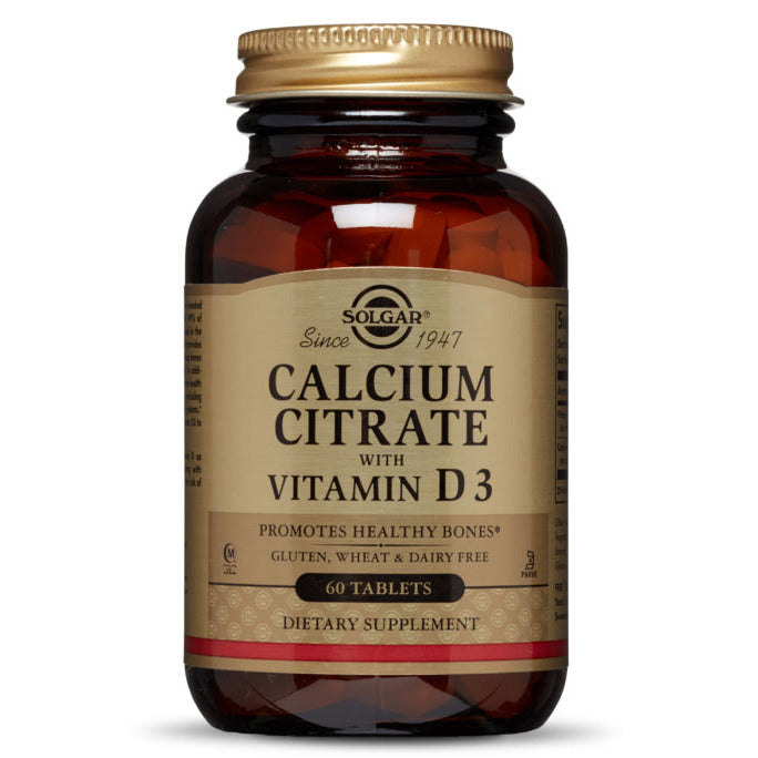 Solgar Calcium Citrate & Vitamin D Tablets 60