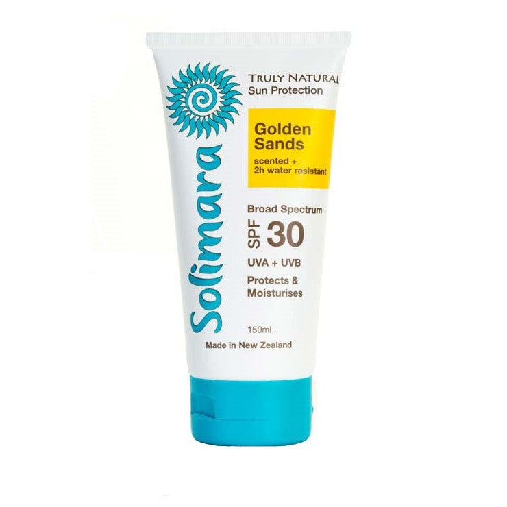 Solimara Truly Natural SPF30 Golden Sands Sunscreen, 150ml