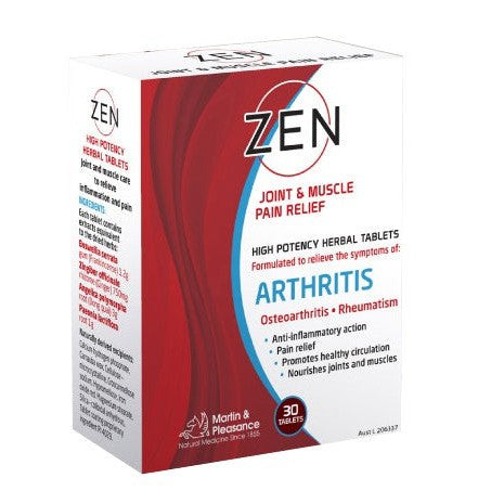 Zen Arthritis Pain Relief 30 tabs