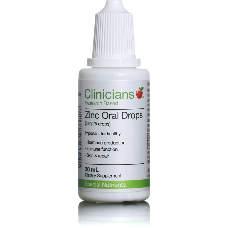 Clinicians Zinc Oral Drops 5mg/5 drops